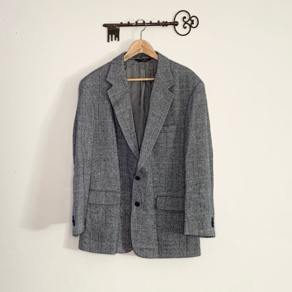 Brooks Brothers houndstooth Gray Men's Blazer